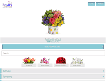 Tablet Screenshot of boydsflowers.com